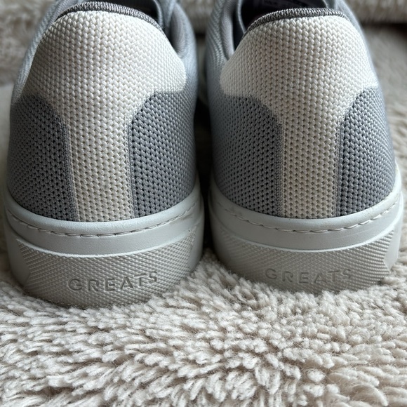 Greats~ The Royale Knit grey/white Men’s  size 10.5 - Picture 4 of 10